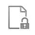document,lock,open icon