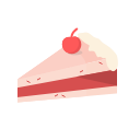 cake, newyears, party svg vector icon