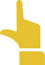 finger, hand, touch svg vector icon