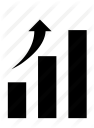 analytics, arrow, business, chart, finance, graph, statistics icon
