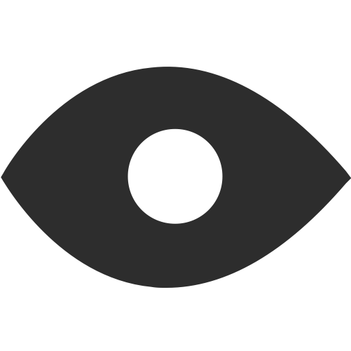 Eyes svg vector icon