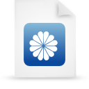 blue, document, file, paper icon