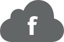 bookmark, cloud, facebook, social svg vector icon