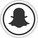 logo, media, online, snapchat, social svg vector icon