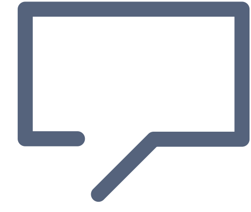 Comment svg vector icon