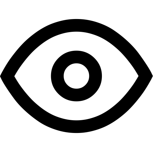 Eye svg vector icon
