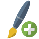 brush,add icon