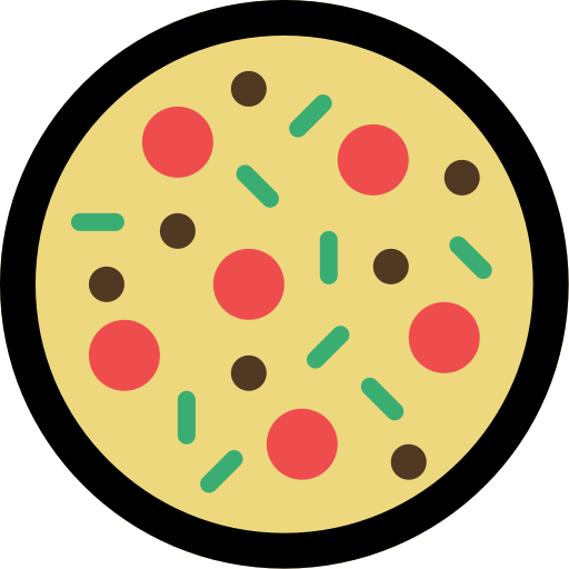 Pizza svg vector icon