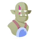 creature, fantasy, monster, ogre, orc, troll svg vector icon