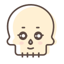 avatar, character, halloween, skeleton, skull svg vector icon