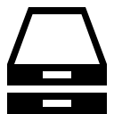inboxes svg vector icon