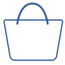 bag, baggage, basket, buy, carryon, cart, luggage svg vector icon