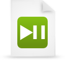 document, file, green, paper icon