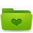folder,green,favorite icon