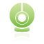 cam, green, web icon