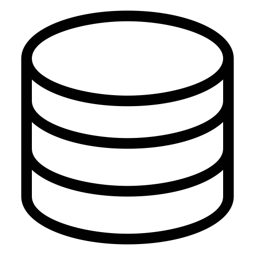 Database svg vector icon
