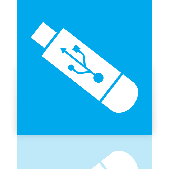 mirror, usb icon