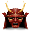 mask, samurai icon