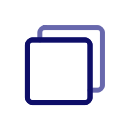 board, layer, overlay, paper, rectangle, square svg vector icon