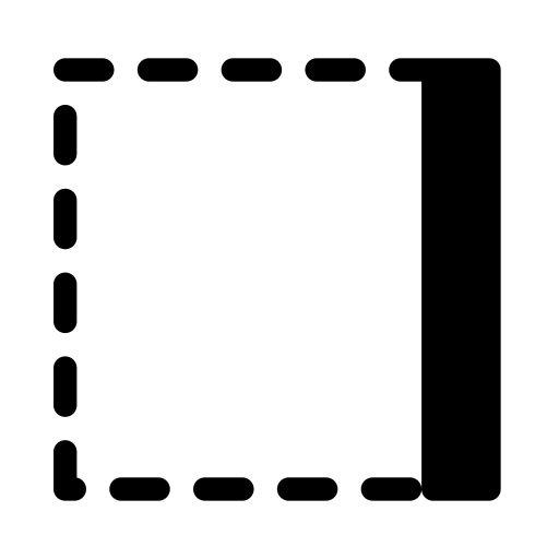 Right Border svg vector icon
