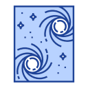 black hole, constellation, galaxy, nebula, space, supernova, wormhole svg vector icon