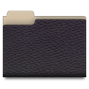 leather,balck icon
