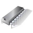 dip,pin,chip,chipset,circuit,attach icon