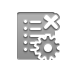 black,list,gear icon