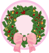 christmas,wreath icon