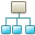 hierarchy, information architecture, sitemap, tree, workflow icon