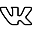 kontakte, line-, russian, social, vk, vkontakte svg vector icon