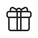 gift, holiday, presents, santa, xmas svg vector icon