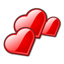 amor,hearts,love,valentine icon