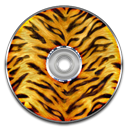 tiger,disc,disk,save,animal icon