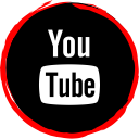 logo, media, social, youtube svg vector icon