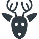 animal, christmas, deer, rudolf svg vector icon