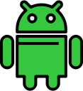 android, logo, media, social svg vector icon