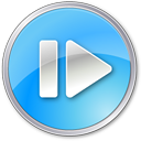 stepforwardpressedblue icon