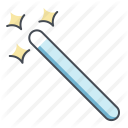 art, design, draw, graphic, illustration, magic tool, pencil icon