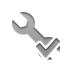technical,wrench,checkmark icon