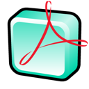 acrobat, adobe, distiller icon