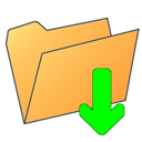 folder,arrow,down icon