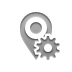 location,gear icon