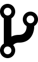 branch, git svg vector icon