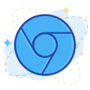 chrome, google, media, social svg vector icon