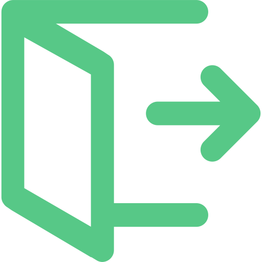 End Visit svg vector icon