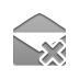 envelope,open,cross icon