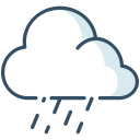 cloud, rain, weather, wet svg vector icon