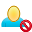 block, user icon