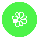 icq, messenger, social svg vector icon